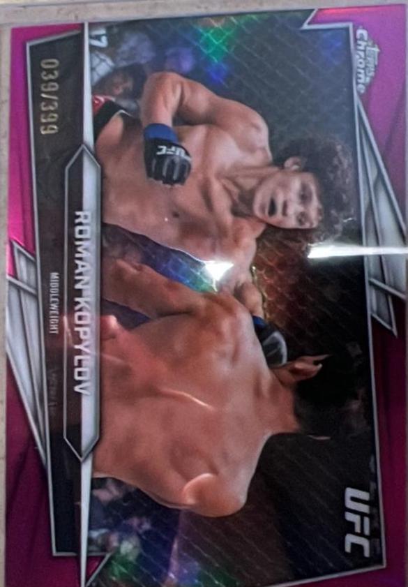 Roman Kopylov 2026 Topps Chrome UFC Base #149 Magenta Refractor