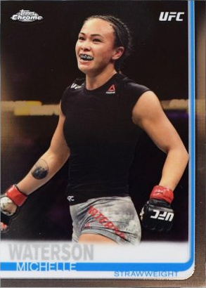 Michelle Waterson-Gomez 2019 Topps Chrome UFC Base #12 Sepia