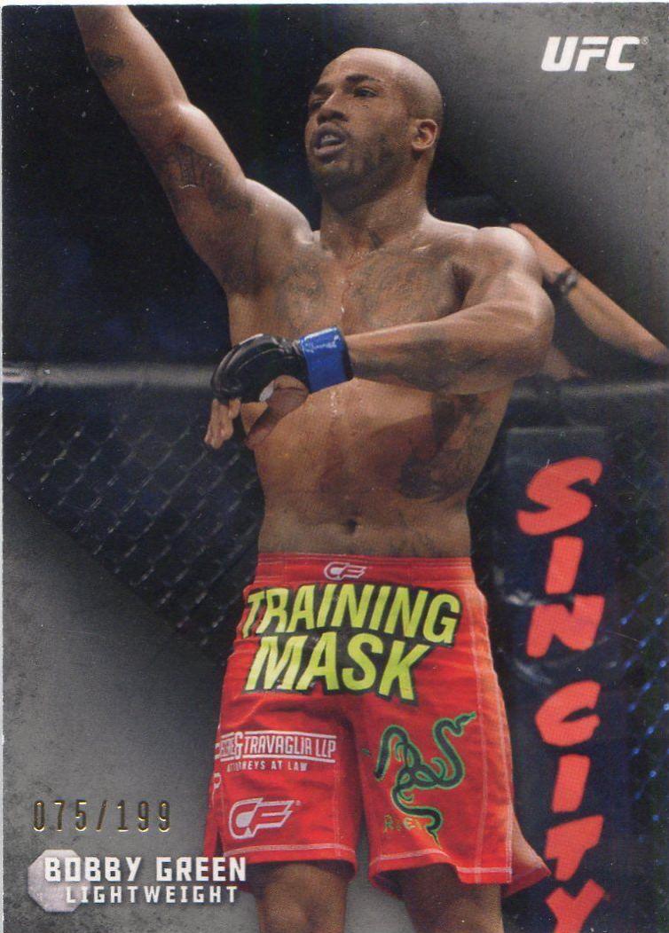 King Green 2015 Topps UFC Knockout Base #74 Silver