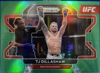 TJ Dillashaw 2022 Panini Prizm UFC Base #12 Green