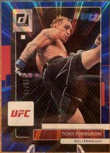 Tony Ferguson 2023 Panini Donruss UFC Base #31 Blue Laser