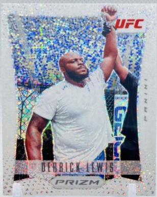 Derrick Lewis 2022 Panini Prizm UFC Prizm Flashback #6 White Sparkle