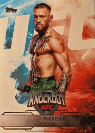 Conor McGregor 2025 Topps Knockout UFC Base #58 Emerald