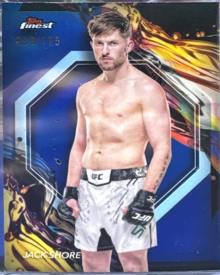 Jack Shore 2024 Topps Finest UFC Base Uncommon #131 Blue Refractor