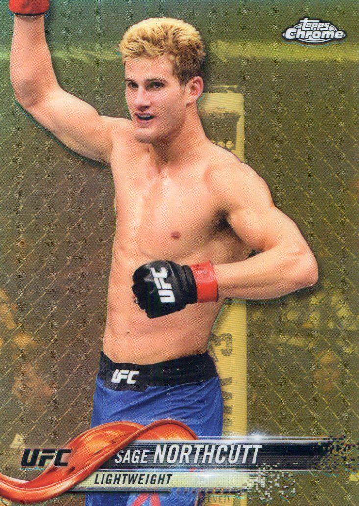 Sage Northcutt 2018 Topps Chrome UFC Base #59 Refractor