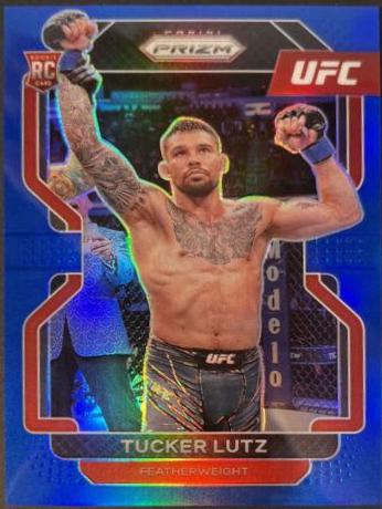 Tucker Lutz 2022 Panini Prizm UFC Base #144 Blue