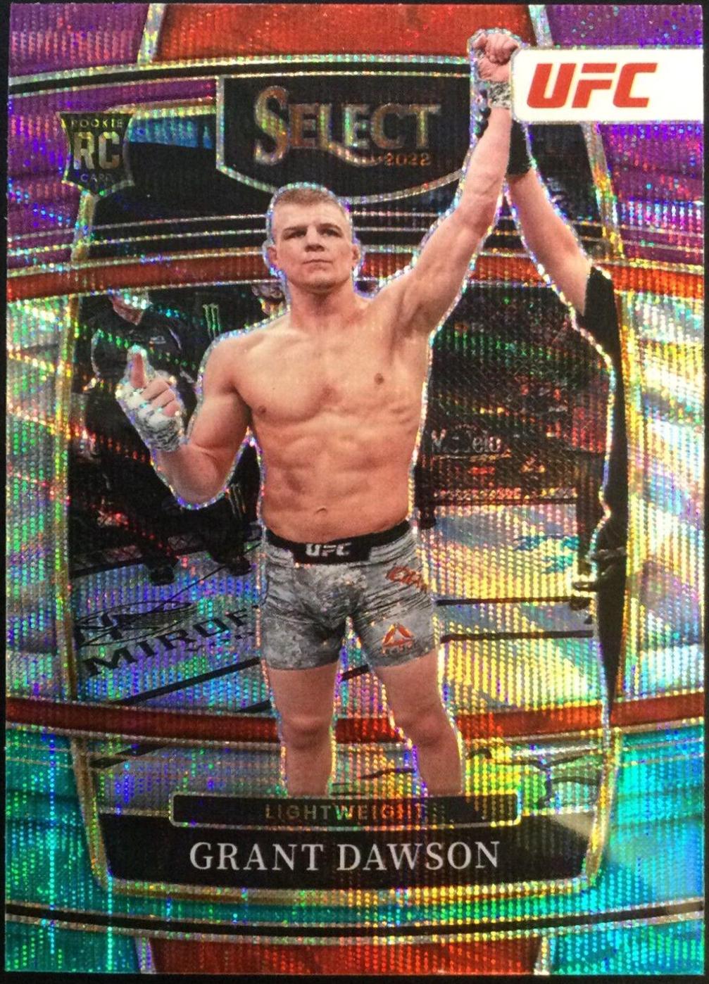 Grant Dawson 2022 Panini Select UFC Concourse #1 Tri Color