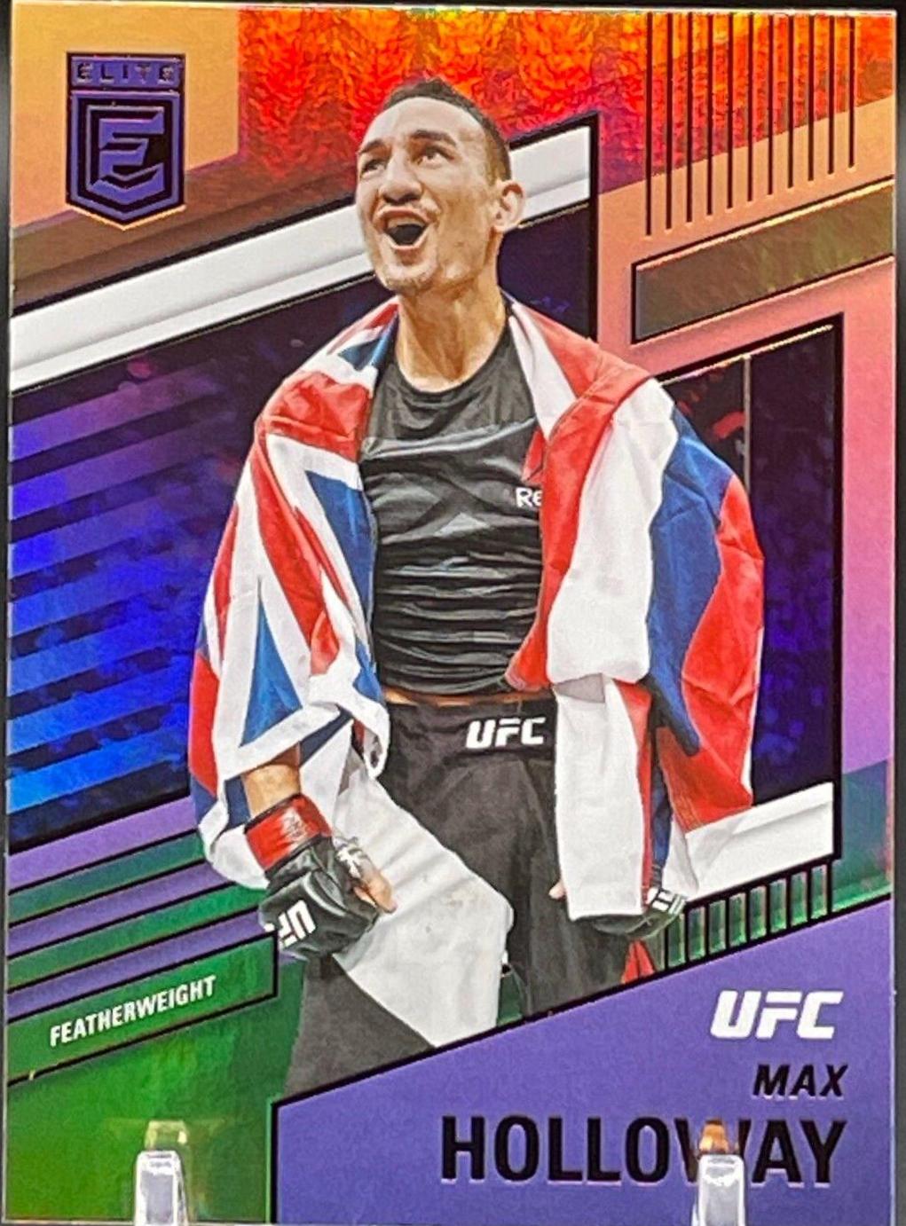 Max Holloway 2022 Panini Chronicles UFC Base Elite #254 Bronze