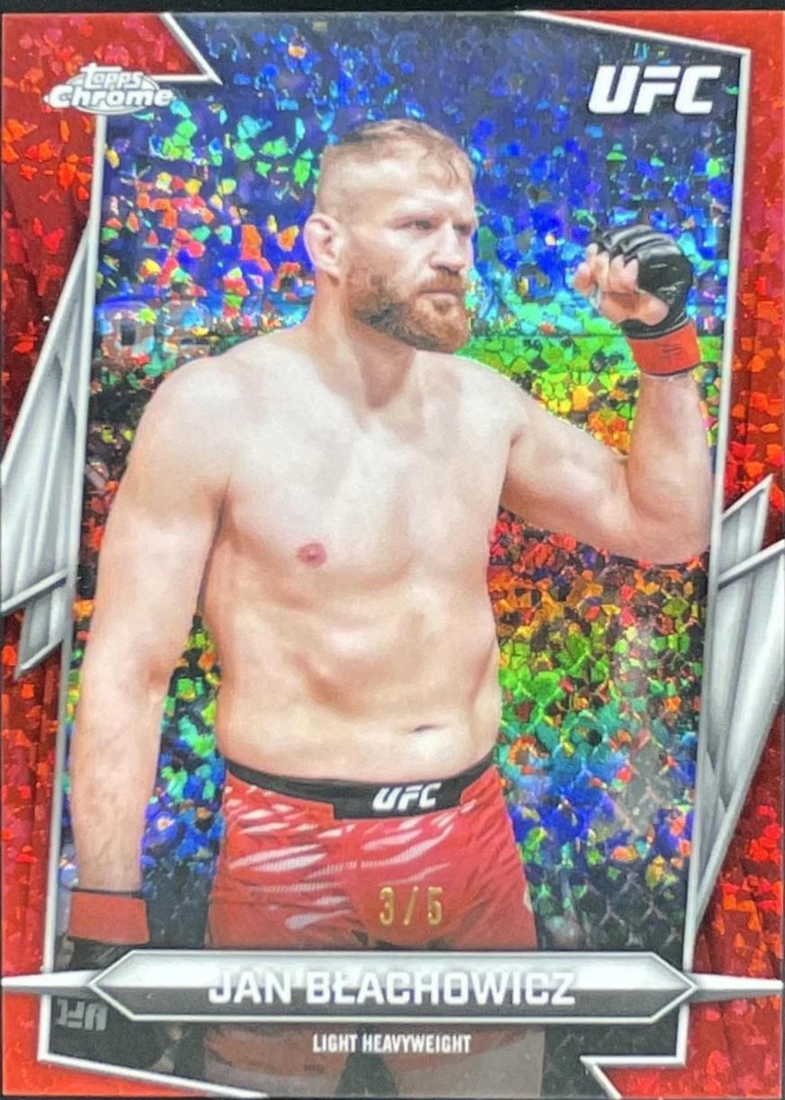 Jan Błachowicz 2026 Topps Chrome UFC Base #119 Red Mini Diamonds Refractor
