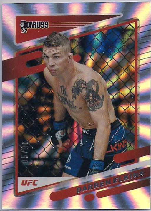 Darren Elkins 2022 Panini Donruss UFC Base #167 Silver