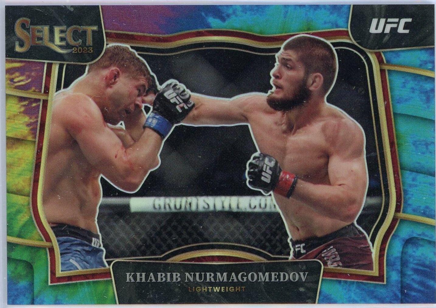Khabib Nurmagomedov 2023 Panini Select UFC Octagonside #203 Tie Dye