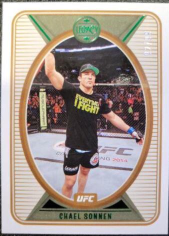 Chael Sonnen 2022 Panini Chronicles UFC Base Legacy #144 Green