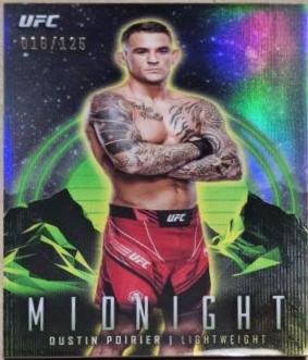 Dustin Poirier 2024 Topps Midnight UFC Base #44 Morning