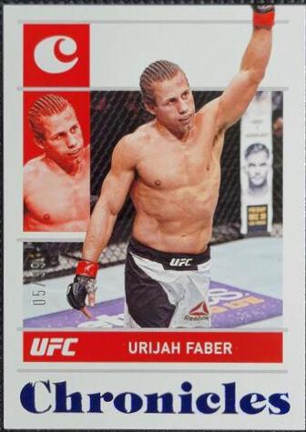 Urijah Faber 2022 Panini Chronicles UFC Base Chronicles #17 Blue