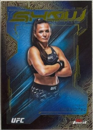 Erin Blanchfield 2025 Topps Finest UFC Showstoppers #SS-8 Black Refractor