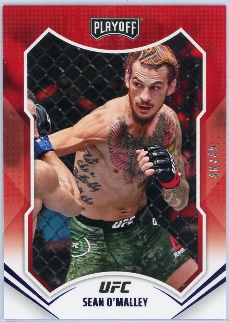 Sean O'Malley 2022 Panini Chronicles UFC Base Playoff #162 Purple