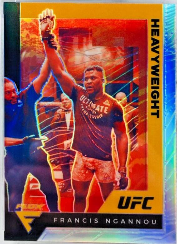 Francis Ngannou 2021 Panini Chronicles UFC Base Flux #247 Silver