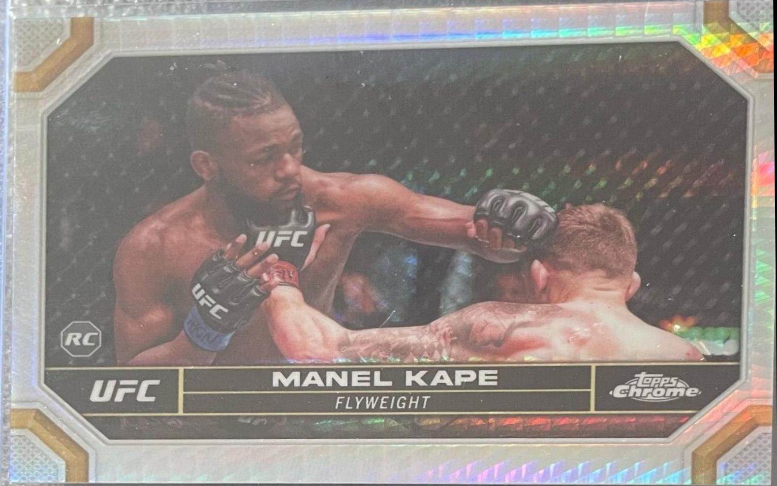 Manel Kape 2024 Topps Chrome UFC Base #119 Refractor