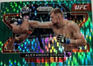 Alexander Volkov 2022 Panini Prizm UFC Base #45 Green Pulsar