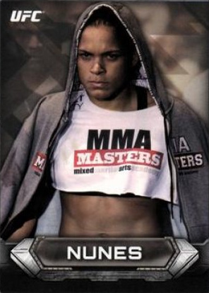 Amanda Nunes 2014 Topps UFC Knockout Base #93 Mat Stock