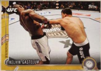 Kelvin Gastelum 2015 Topps UFC Chronicles Base #191 Gold