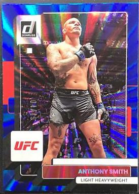 Anthony Smith 2023 Panini Donruss UFC Base #196 Blue Laser