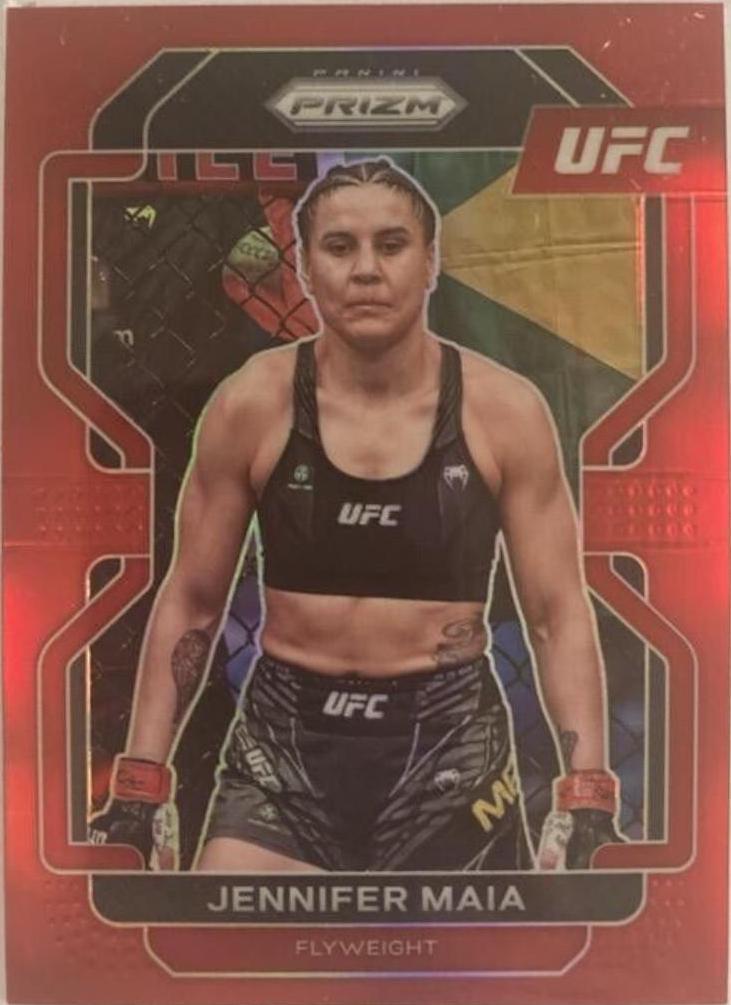 Jennifer Maia 2022 Panini Prizm UFC Base #165 Red