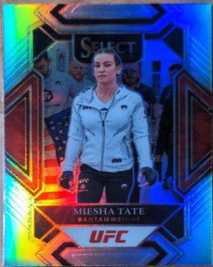 Miesha Tate 2022 Panini Select UFC Mezzanine #393 Silver
