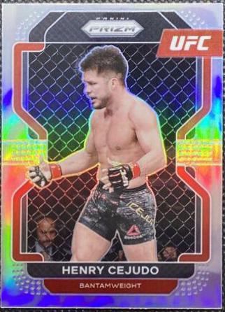 Henry Cejudo 2022 Panini Prizm UFC Base #105 Silver