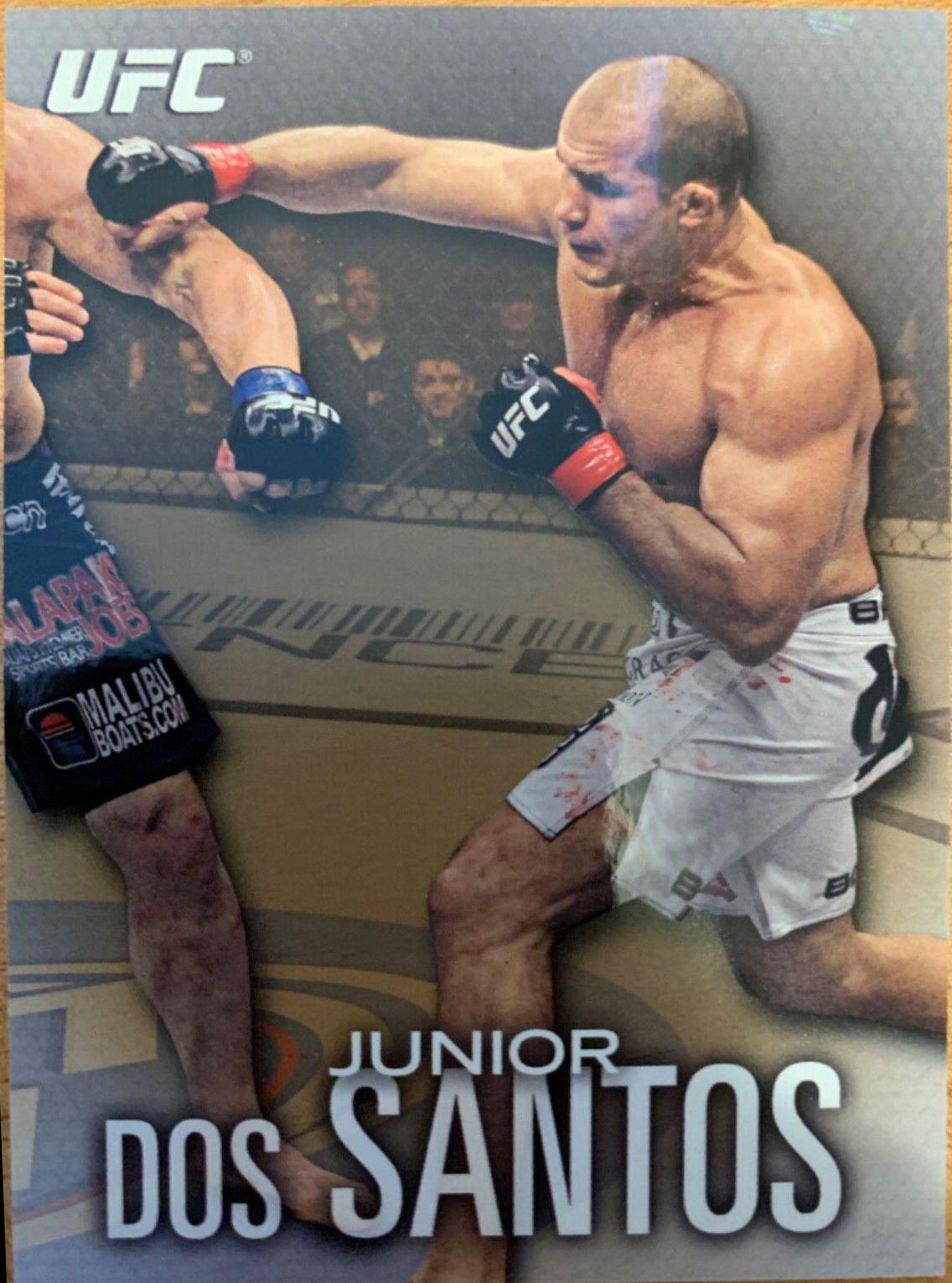 Junior Dos Santos 2012 Topps UFC Knockout Base #15 Gold