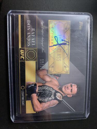 Rafael Dos Anjos 2016 Topps UFC Top of the Class Top of the Class Autographs #TCA-RD Silver