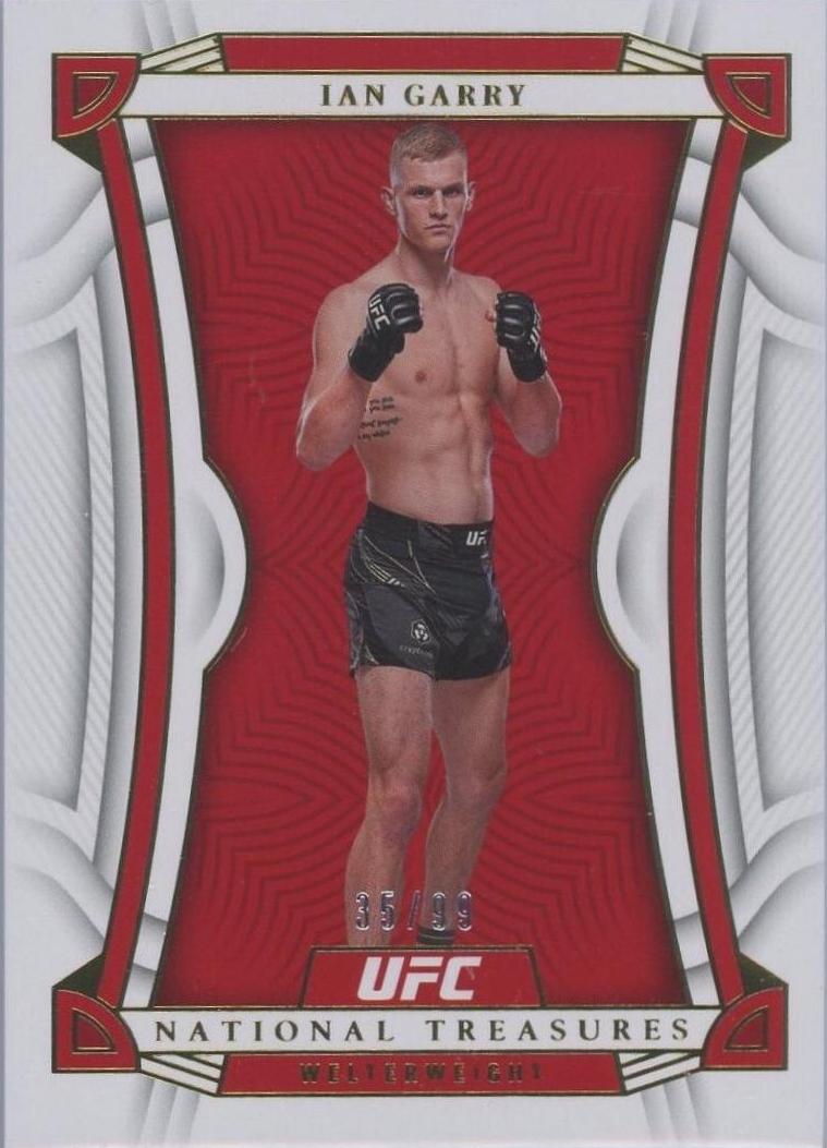 Ian Machado Garry 2023 Panini Chronicles UFC Base National Treasures #443 Green