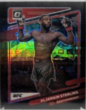 Aljamain Sterling 2022 Panini Donruss Optic UFC Base #64 Black Pandora