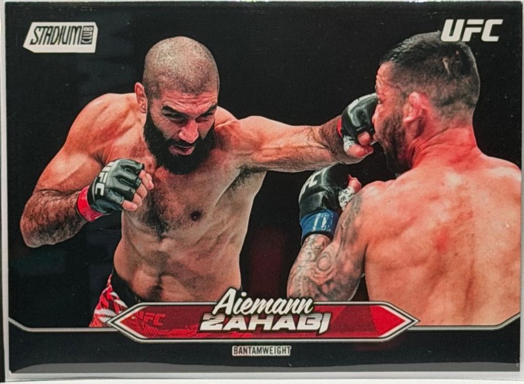 Aiemann Zahabi 2025 Topps Stadium Club UFC Base #115 Black