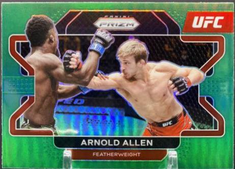 Arnold Allen 2022 Panini Prizm UFC Base #95 Green