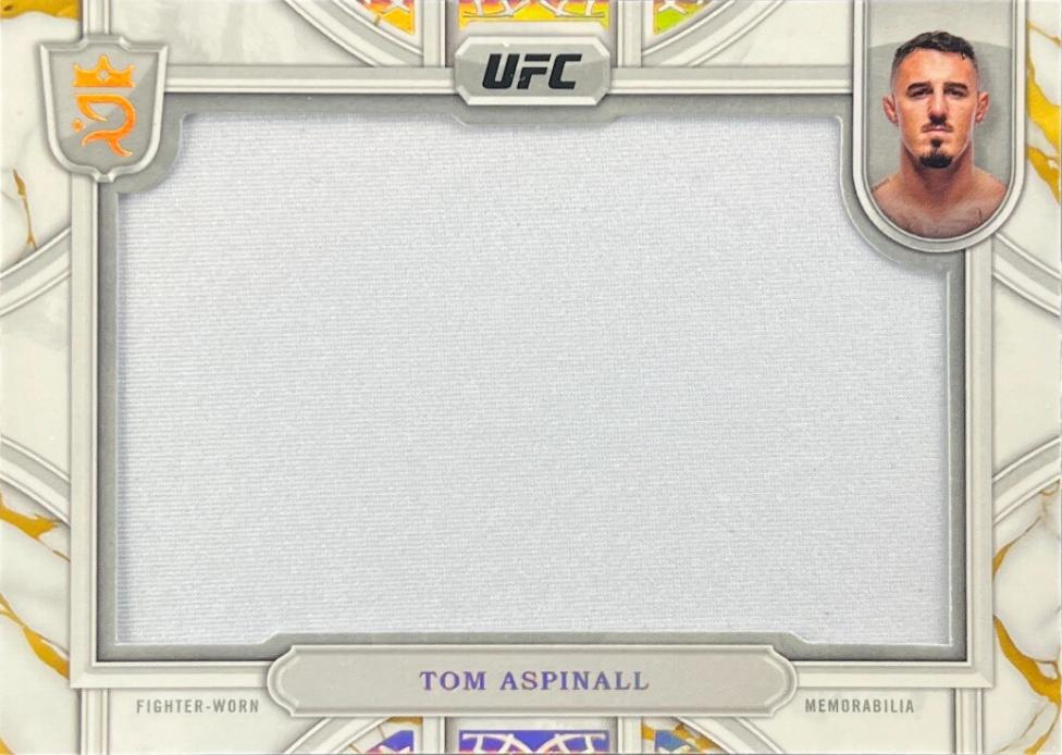 Tom Aspinall 2024 Topps Royalty UFC Relic Jewels #RCJ-4 Gold