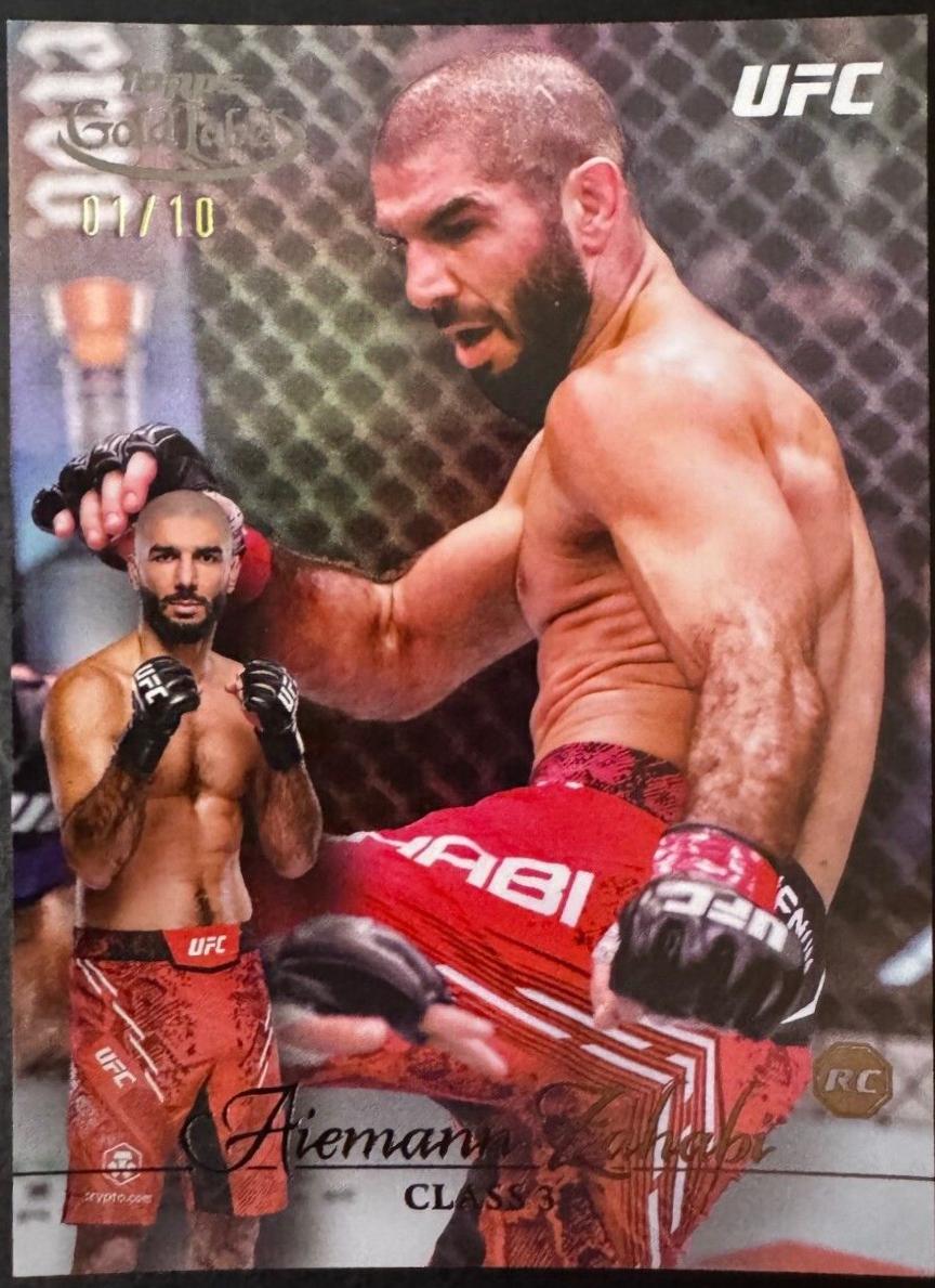 Aiemann Zahabi 2024 Topps Gold Label UFC Base Class III #59 Black