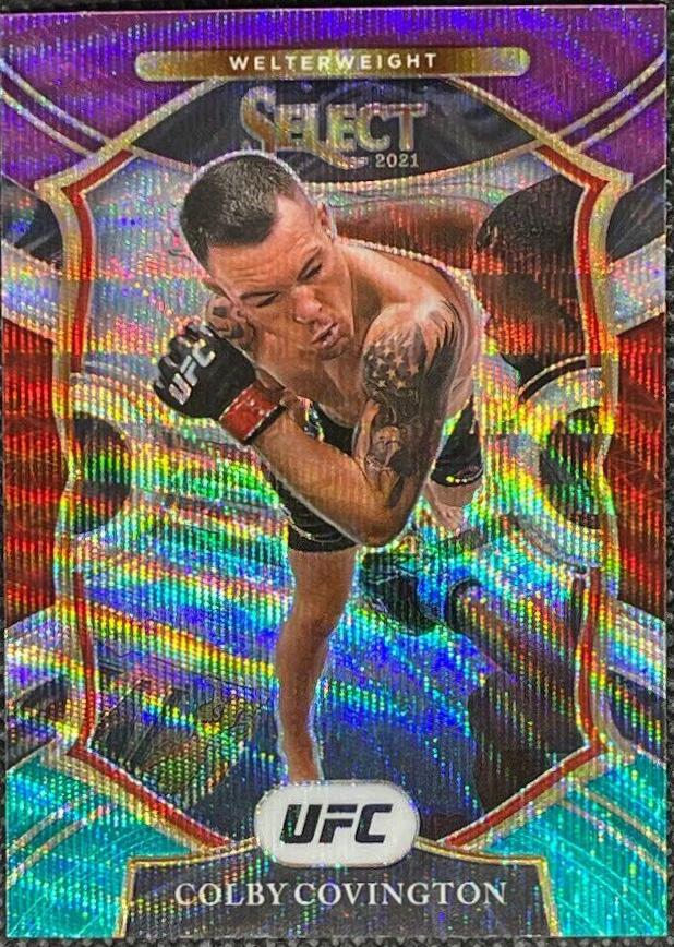 Colby Covington 2021 Panini Select UFC Concourse #30 Tri Color
