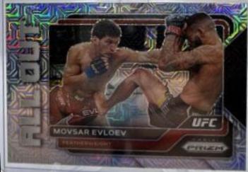Movsar Evloev 2023 Panini Prizm UFC All Out #8 Mojo