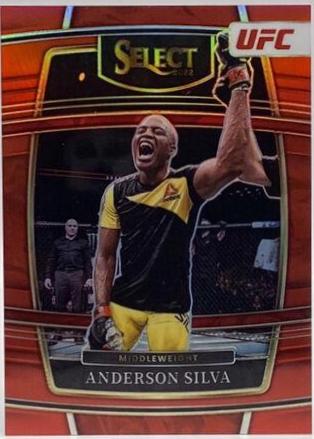 Anderson Silva 2022 Panini Select UFC Concourse #2 Red