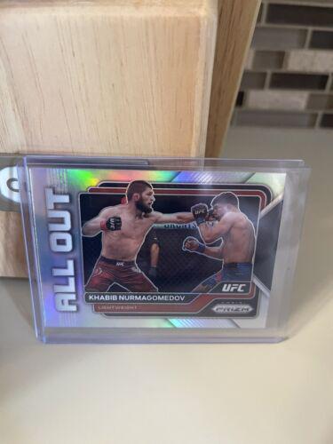 Khabib Nurmagomedov 2023 Panini Prizm UFC All Out #27 Silver