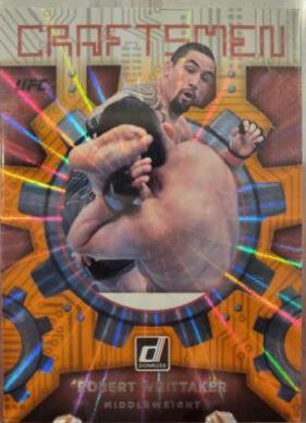 Robert Whittaker 2022 Panini Donruss UFC Craftsmen #18 Orange