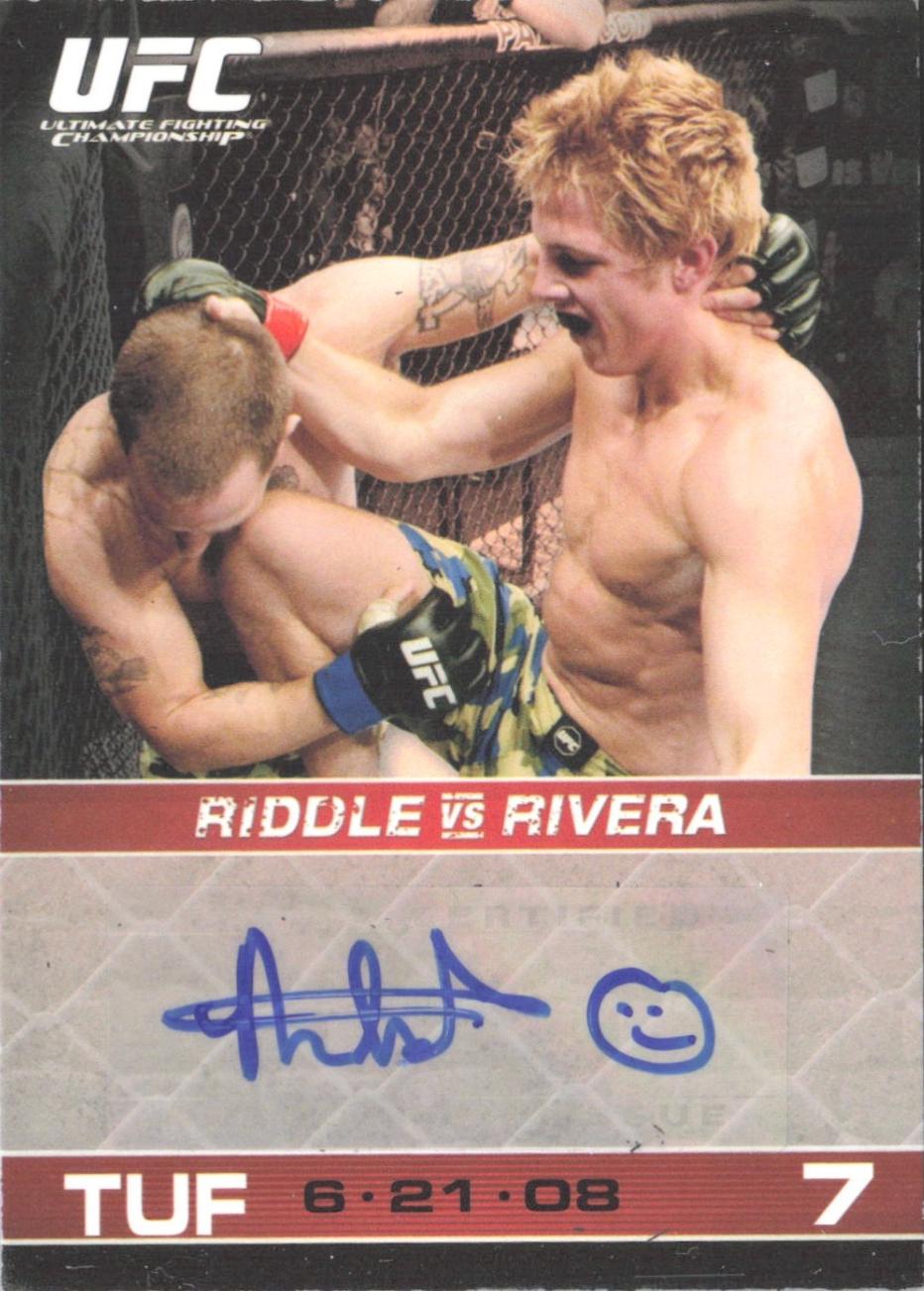 Matt Riddle 2009 Topps UFC Round 1 Autographs #A-MR