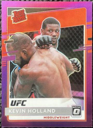 Kevin Holland 2021 Panini Chronicles UFC Base Crusade #224 Purple