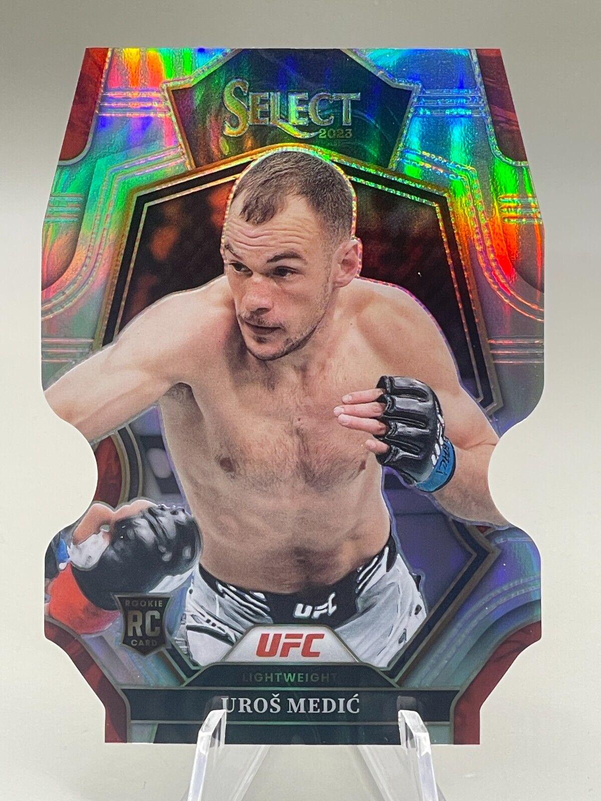 Uros Medic 2023 Panini Select UFC Premier Level #103 Silver Die Cut