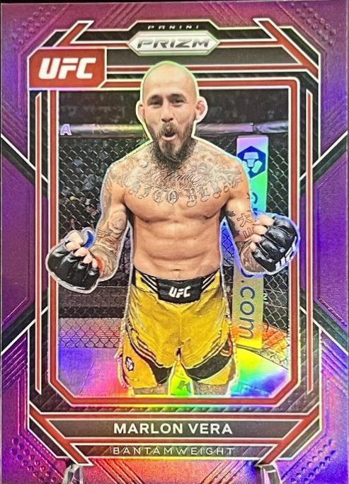 Marlon Vera 2023 Panini Prizm UFC Base #122 Purple