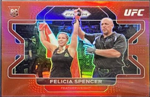 Felicia Spencer 2022 Panini Prizm UFC Base #41 Red