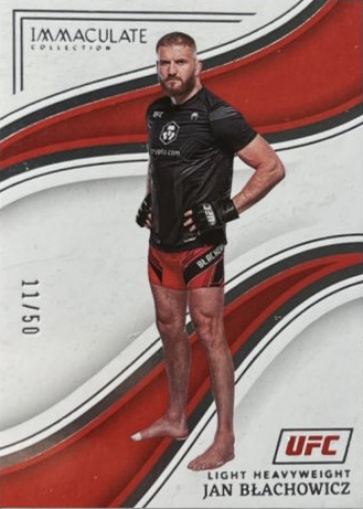 Jan Błachowicz 2023 Panini Immaculate Collection UFC Base #51 Purple