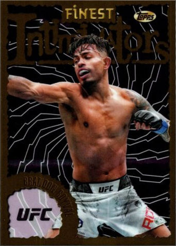 Brandon Royval 2024 Topps Finest UFC Intimidators #INT-30 Superfractor