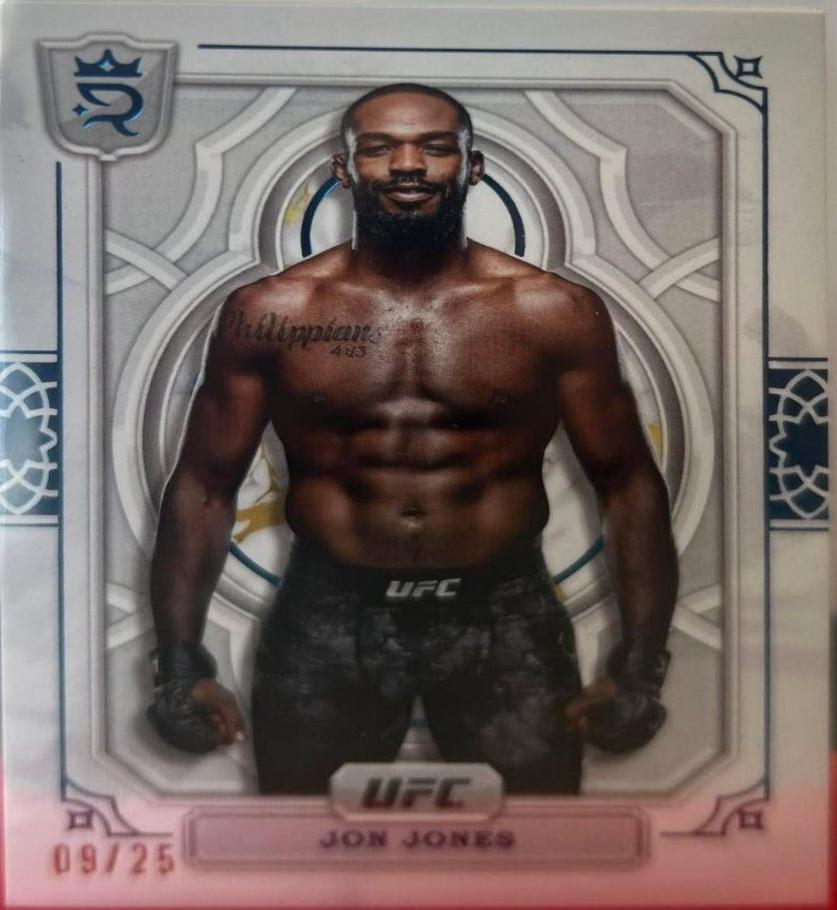 Jon Jones 2024 Topps Royalty UFC Base #40 Blue